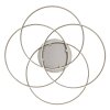 Globo Kombos Deckenleuchte LED Nickel-Matt, 1-flammig