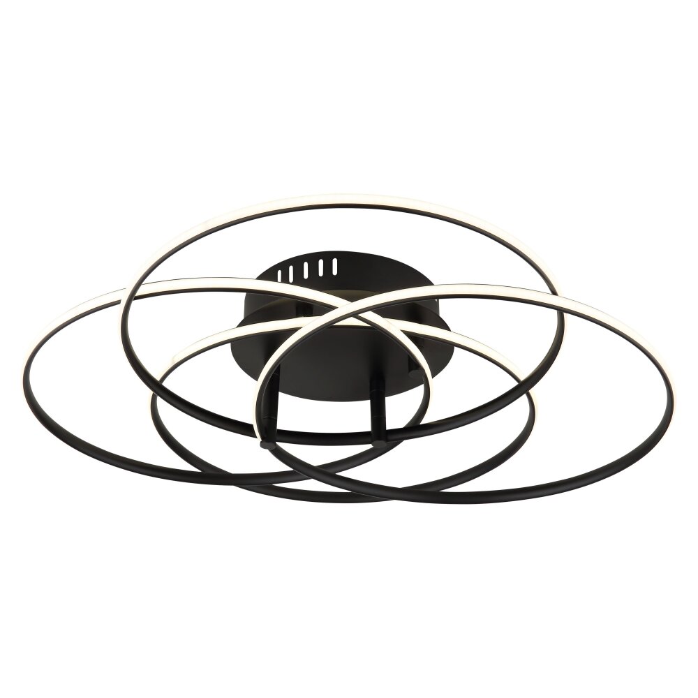 Globo Kombos Deckenleuchte LED Schwarz, 1-flammig main product photo
