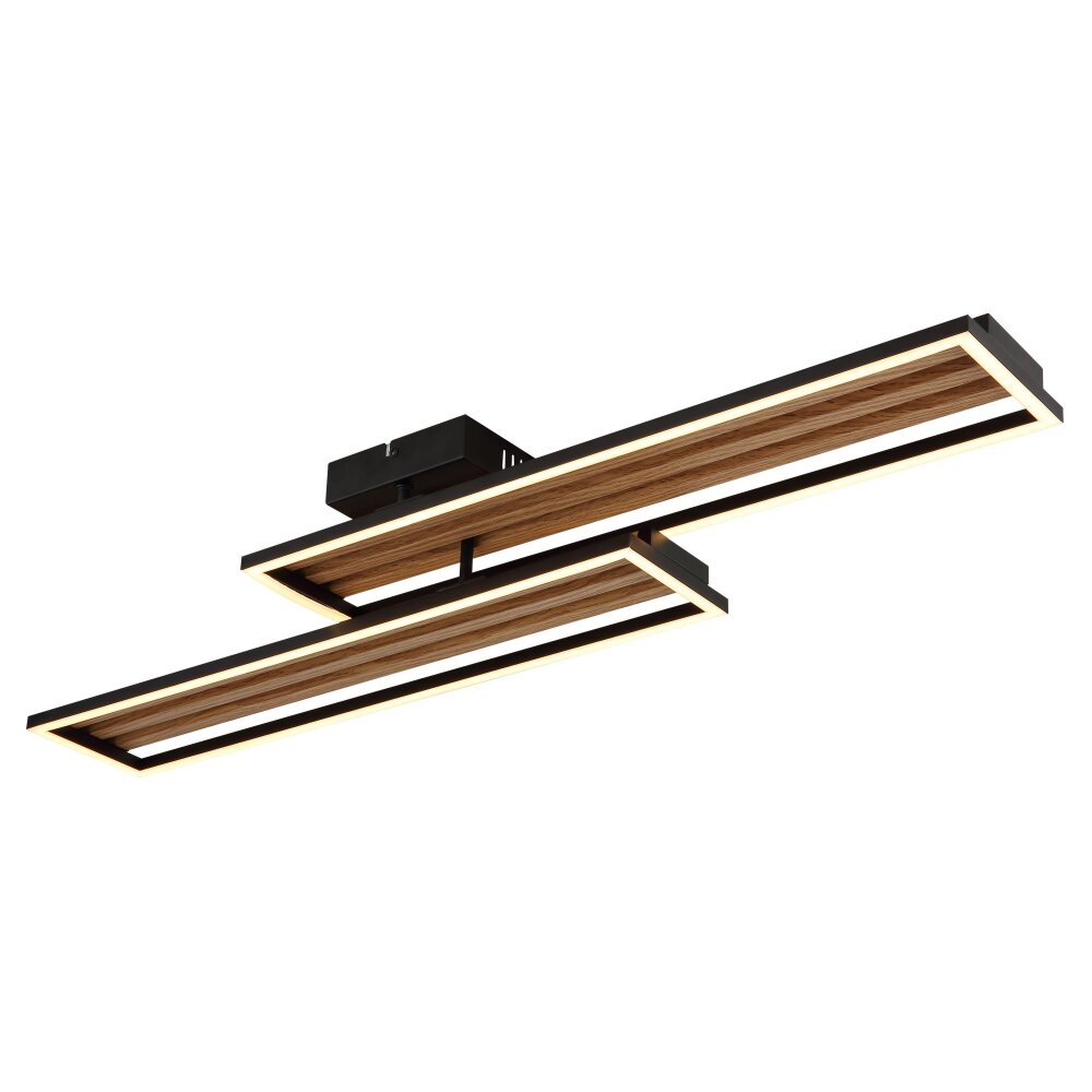Globo Dakari Deckenleuchte LED Schwarz, 1-flammig main product photo