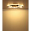 Globo Tisha Deckenleuchte LED Braun, Schwarz, 1-flammig