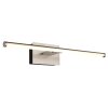 Globo Jaime Wandleuchte LED Nickel-Matt, 1-flammig, Fernbedienung