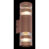 Globo Hayes Wandleuchte Bronze, 2-flammig