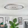 Simonstorp Deckenleuchte LED Silber, Weiß, 1-flammig