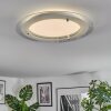 Ipres Deckenleuchte LED Silber, Weiß, 1-flammig