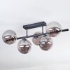 Chehalis Deckenleuchte Glas 15 cm Rauchfarben, 5-flammig