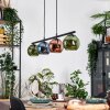 Koyoto Pendelleuchte Glas 15 cm Blau, Grün, Kupferfarben, 4-flammig