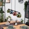 Koyoto Pendelleuchte Glas 15 cm Blau, Grün, Kupferfarben, 4-flammig