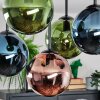 Gastor Deckenleuchte Glas 15 cm Blau, Grün, Kupferfarben, 5-flammig