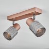 Medelim Deckenleuchte Bronze, 2-flammig