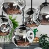 Ripoll Deckenleuchte Glas 15 cm Rauchfarben, 5-flammig