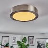 Omaro Deckenpanel LED Nickel-Matt, 1-flammig