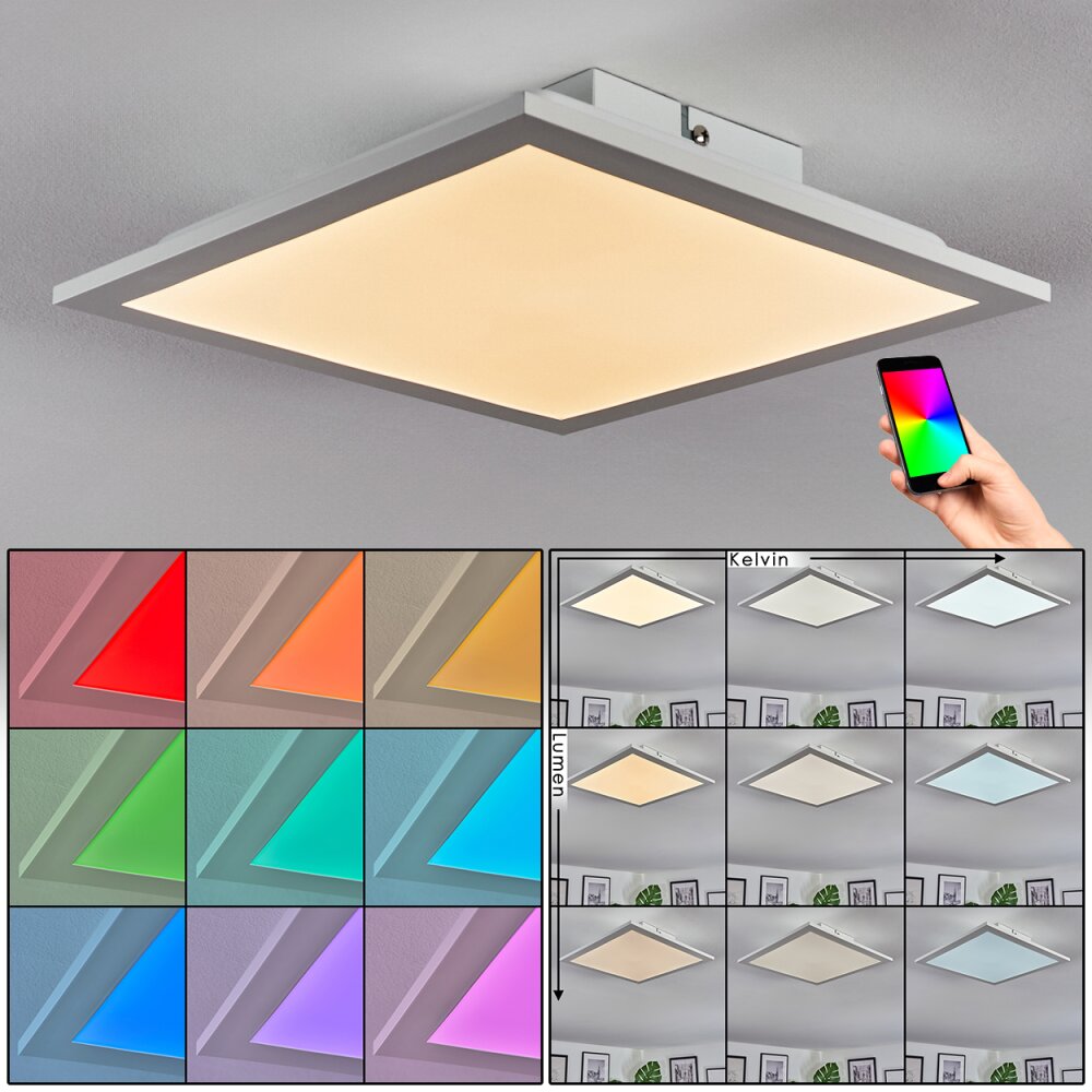 Omaro Deckenpanel LED Weiß, 1-flammig main product photo