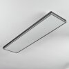 Salmi Deckenpanel LED Grau, Silber, 1-flammig, Fernbedienung