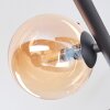 Chehalis Deckenleuchte Glas 12 cm Bernsteinfarben, 5-flammig