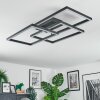 Brilo Deckenleuchte LED Schwarz, 1-flammig