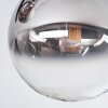 Chehalis Deckenleuchte Glas 10 cm, 12 cm Klar, Rauchfarben, 5-flammig
