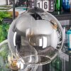Koyoto Hängeleuchte Glas 20 cm Bernsteinfarben, Klar, Rauchfarben, 6-flammig