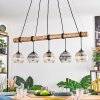 Koyoto Pendelleuchte Glas 15 cm Naturfarben, Schwarz, 5-flammig