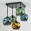 Ripoll Deckenleuchte Glas 15 cm Blau, Gold, Grün, 5-flammig