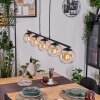 Koyoto Pendelleuchte Glas 15 cm Bernsteinfarben, Klar, 5-flammig