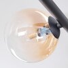 Chehalis Deckenleuchte Glas 12 cm Bernsteinfarben, Klar, 5-flammig