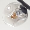 Ripoll Deckenleuchte Glas 15 cm Klar, Rauchfarben, 5-flammig