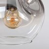 Ripoll Deckenleuchte Glas 15 cm Klar, Rauchfarben, 5-flammig