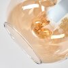 Koyoto Deckenleuchte Glas 15 cm Gold, Schwarz, 10-flammig