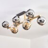 Koyoto Deckenleuchte Glas 15 cm Gold, Schwarz, 10-flammig