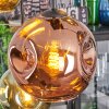 Ripoll Hängeleuchte Glas 15 cm, 20 cm Blau, Gold, Grün, Kupferfarben, 6-flammig