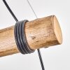 Koyoto Pendelleuchte Glas 15 cm Naturfarben, Schwarz, 4-flammig