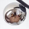 Koyoto Deckenleuchte Glas 15 cm Chrom, Rauchfarben, 5-flammig