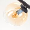 Koyoto Deckenleuchte Glas 15 cm Bernsteinfarben, Klar, 5-flammig