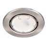 Osran Einbauleuchte 3-er Set LED Nickel-Matt, 3-flammig, Fernbedienung