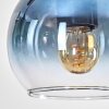 Koyoto Pendelleuchte Glas 15 cm Naturfarben, Schwarz, 4-flammig