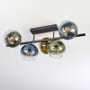Koyoto Deckenleuchte Glas 15 cm Blau, Gold, Grün, Klar, 5-flammig