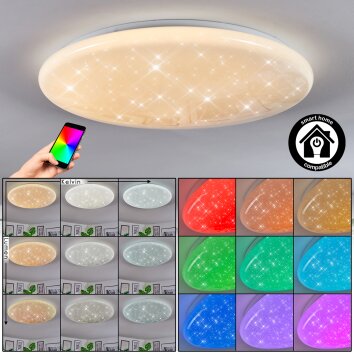 Peran Deckenleuchte LED Weiß, 1-flammig
