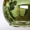 Koyoto Deckenleuchte Glas 15 cm Blau, Grün, Kupferfarben, 5-flammig