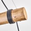 Koyoto Pendelleuchte Glas 15 cm Naturfarben, Schwarz, 4-flammig