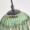 Koyoto Pendelleuchte Glas 15 cm Naturfarben, Schwarz, 4-flammig
