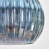 Koyoto Pendelleuchte Glas 15 cm Naturfarben, Schwarz, 4-flammig