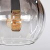 Koyoto Deckenleuchte Glas 15 cm Bernsteinfarben, Klar, Rauchfarben, 5-flammig
