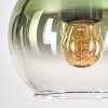 Koyoto Pendelleuchte Glas 15 cm Naturfarben, Schwarz, 4-flammig