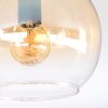 Koyoto Deckenleuchte Glas 15 cm Bernsteinfarben, Klar, 2-flammig