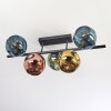 Ripoll Deckenleuchte Glas 15 cm Blau, Gold, Grün, Kupferfarben, 5-flammig