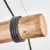 Koyoto Pendelleuchte Glas 15 cm Naturfarben, Schwarz, 4-flammig Koyoto Pendelleuchte Glas 15 cm Naturfarben, Schwarz, 4-flammig