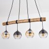 Koyoto Pendelleuchte Glas 15 cm Naturfarben, Schwarz, 4-flammig Koyoto Pendelleuchte Glas 15 cm Naturfarben, Schwarz, 4-flammig