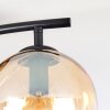 Koyoto Deckenleuchte Glas 15 cm Bernsteinfarben, Klar, Rauchfarben, 2-flammig