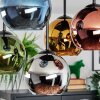 Koyoto Deckenleuchte Glas 15 cm Blau, Chrom, Gold, Grün, Kupferfarben, Rauchfarben, 5-flammig