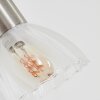 Saire Wandleuchte Chrom, Nickel-Matt, 1-flammig